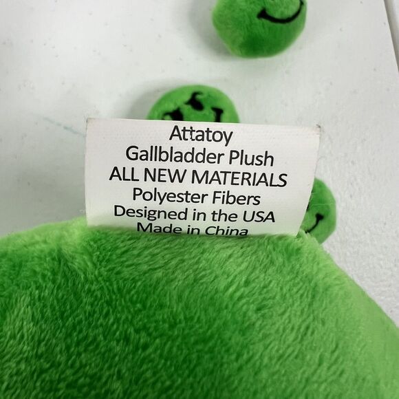 Attatoy Gallbladder Plush Body Organ Stuffed Toy Complete with Gallstones - Picture 8 of 10